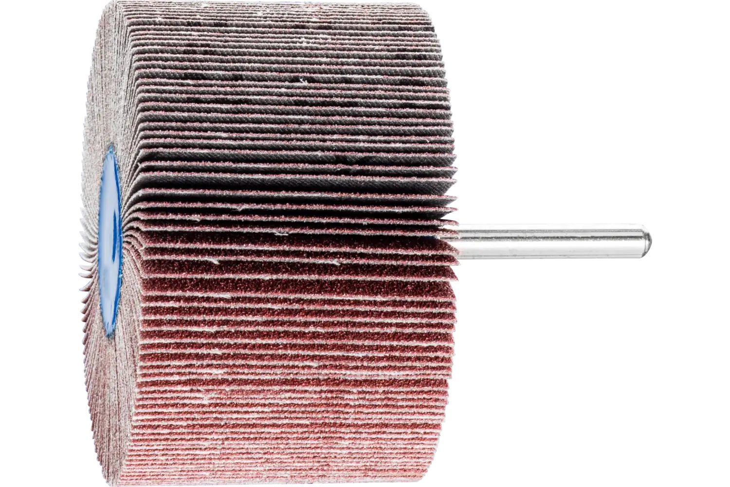 Picture of Pferd Mounted Flap Wheel, 3" X 2, 80 Grit, 1/4" Shank, Aluminum Oxide